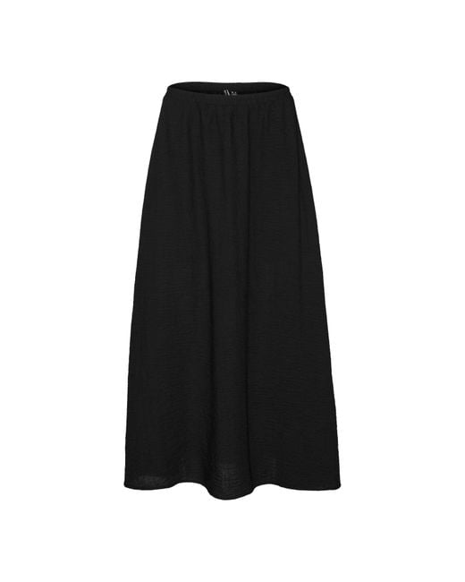 Vero Moda Black Kita Long Maxi Skirt
