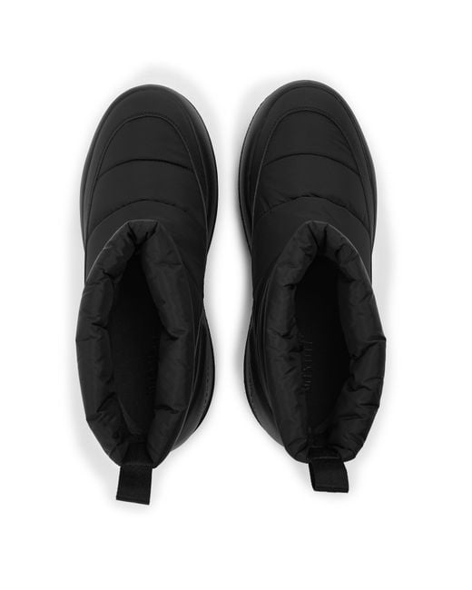 Moon Boot Black Mezzaluna Snow Boots for men