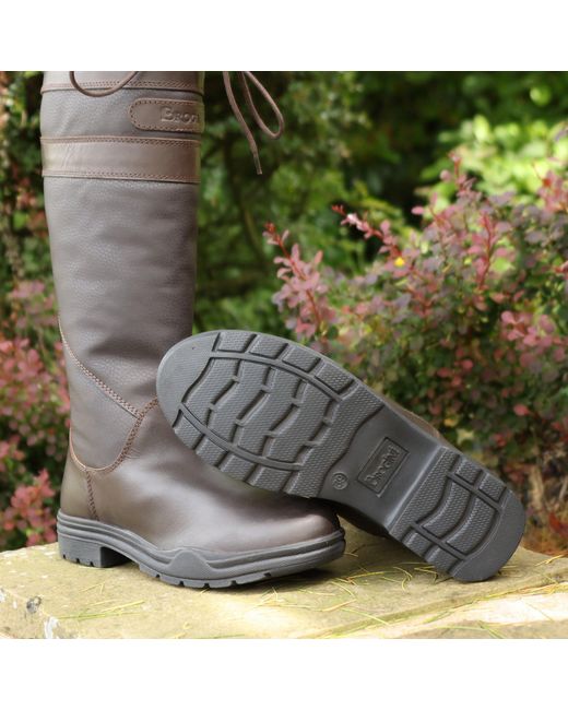 Brogini Black Longridge Waterproof Country Boots