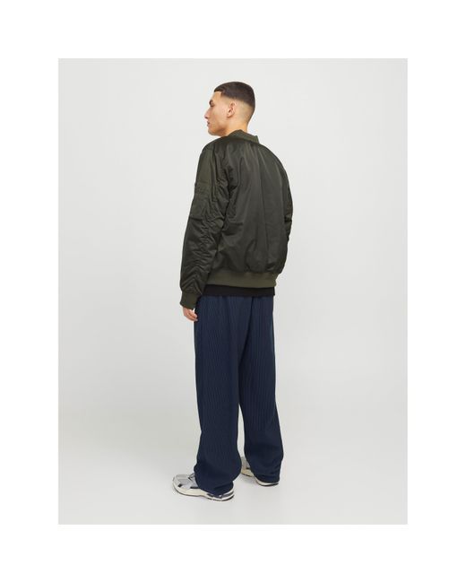 Jack & Jones Blue Lawrence Straight Leg Trouser for men