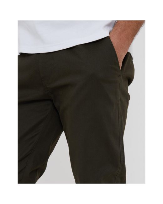 Threadbare Black Slim Fit Trousers for men