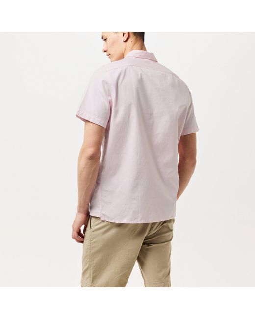 Paul Smith Pink Short-Sleeve Plain Shirt for men