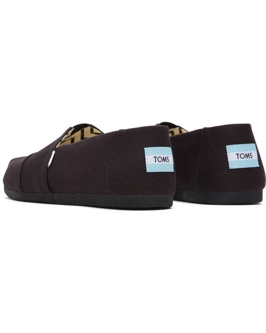TOMS Black Alpargata Shoes for men