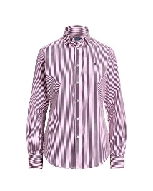 Polo Ralph Lauren Purple Charlotte Stripe Oxford Shirt