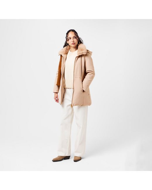 Donna Karan Natural Dkaran Short Lightweight Puffer Jacket