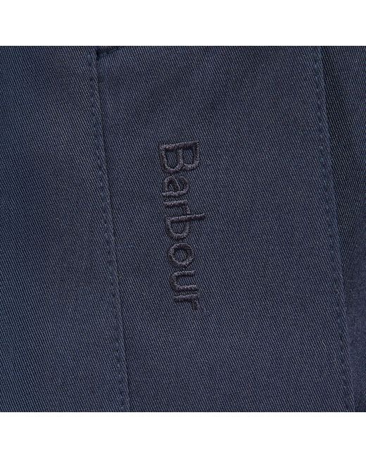 Barbour Blue Lorden Waterproof Mid-Length Long Sleeve Mac for men