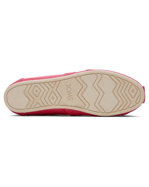 TOMS Pink Alpargata Classic Espadrilles