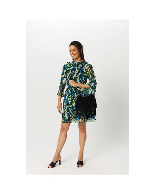 Biba Green Keyhole Skater Dress
