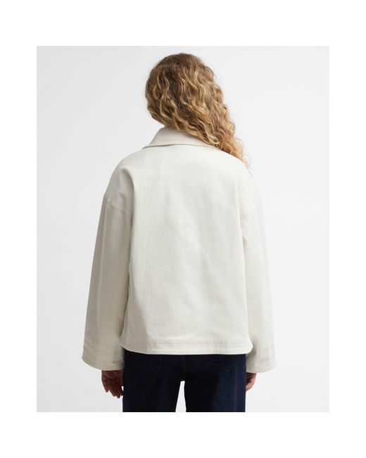 Barbour White Overshirt