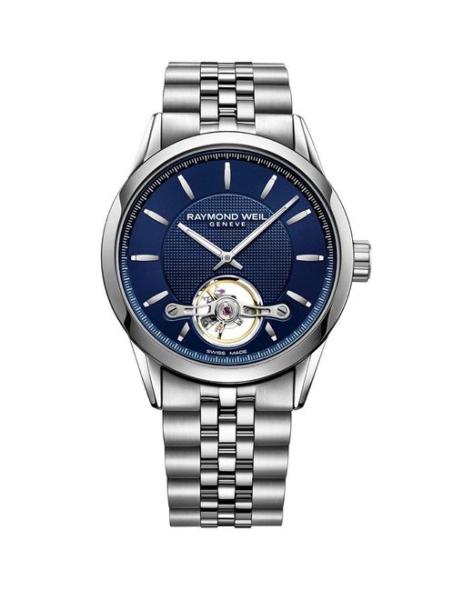 Raymond Weil Metallic Freelancer Automatic Stainless Steel Water Resistant Auto Analogue Watch for men