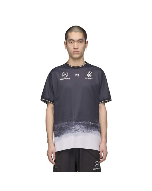 Y-3 Blue F1 Amg T-Shirt for men