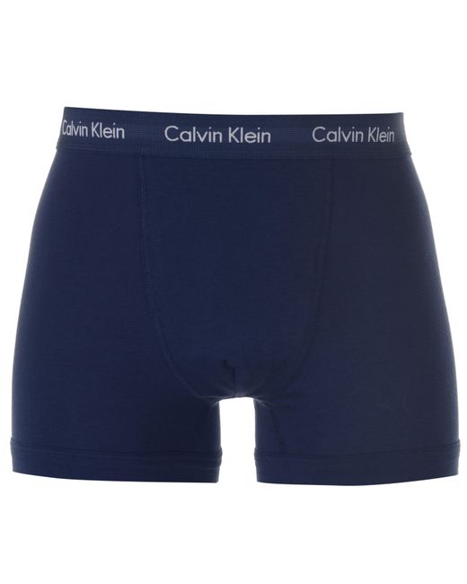 Calvin Klein Blue 3-Pack Cotton Stretch Boxer Shorts for men