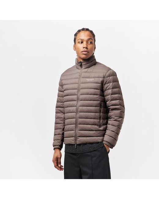 ARMANI EXCHANGE Brown Down Short Puffer Jacket for men