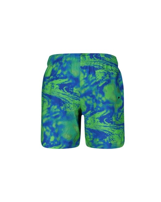 PUMA Green Printed Woven Swim Shorts for men