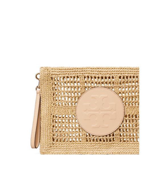 Tory Burch Metallic Straw Bag