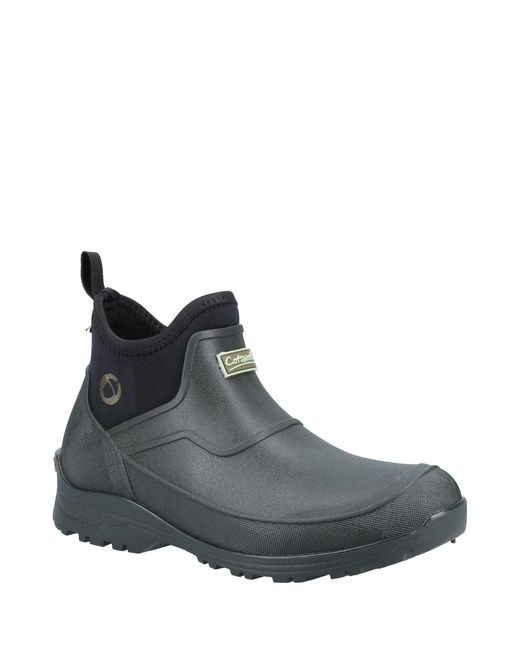 Cotswold Black Coleford Wellington for men