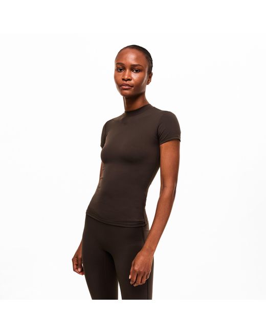 The Couture Club Brown Sculpting Stretch Emblem Baby T-Shirt