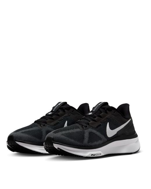 Nike Black Air Zoom Structure 25 Road Running Shoes