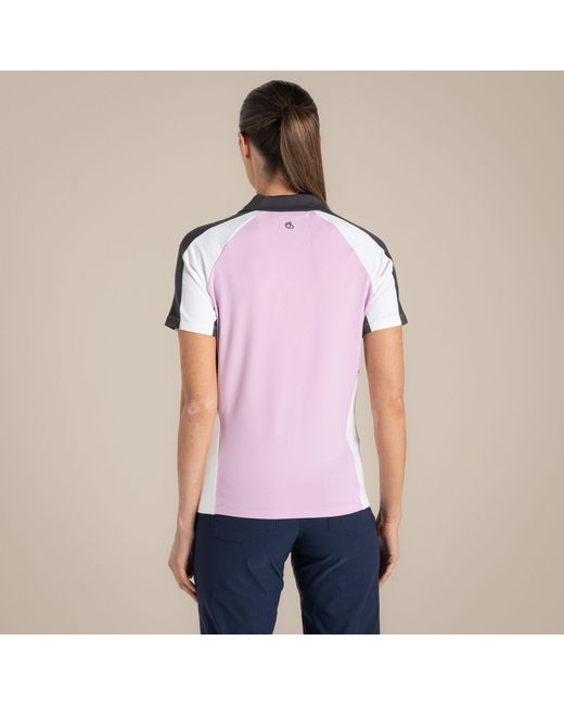 Craghoppers Blue Nosilife Hazelmere Quick-Drying Golf Polo Top