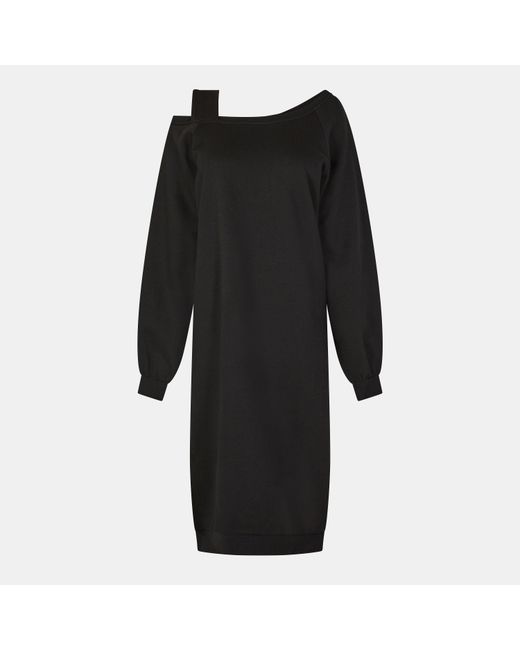 Vero Moda Black Gina Sweatshirt Jumper Dress