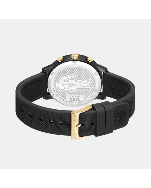 Lacoste Black 12.12 Move Multifunction Watch for men