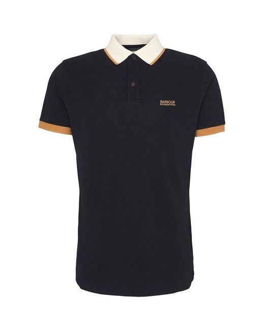 Barbour Black Howall Polo Shirt for men