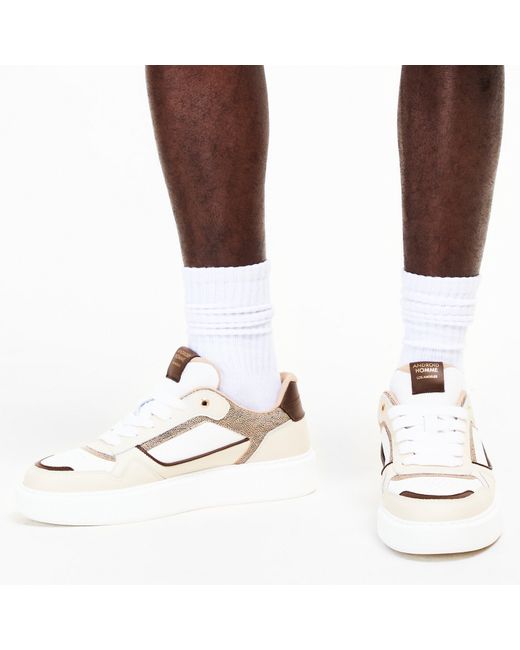 Android Homme White Forum Crt Low-Top Trainers for men