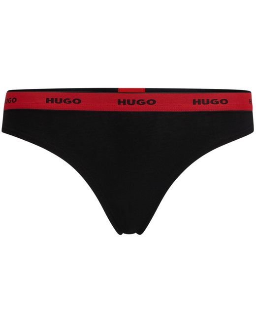 HUGO Black Padded Sports Bra