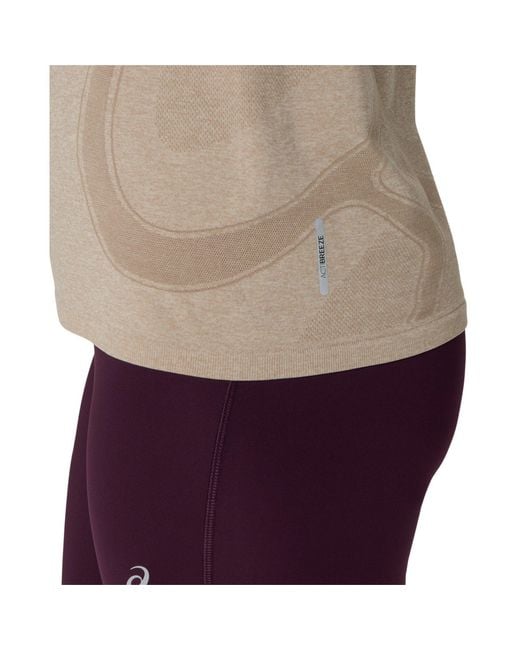 Asics Multicolor Road Seamless Ss Top Running