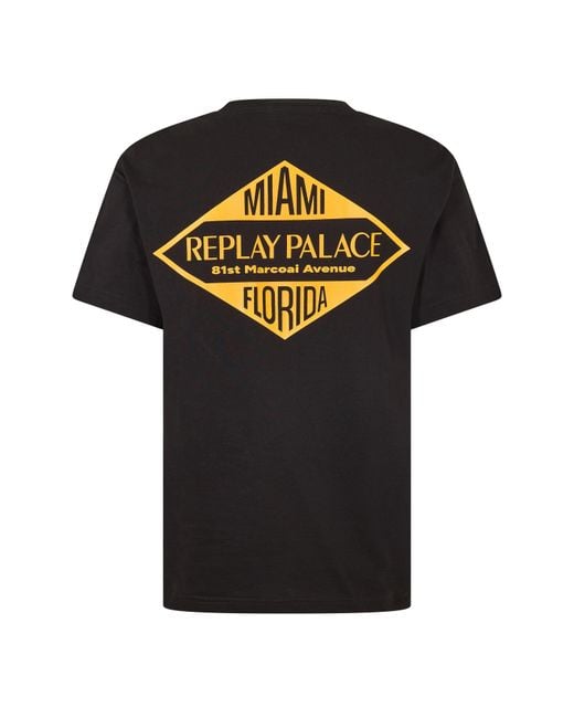 Replay Black T-Shirt for men