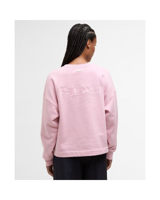 Barbour Pink Rosie Sweatshirt