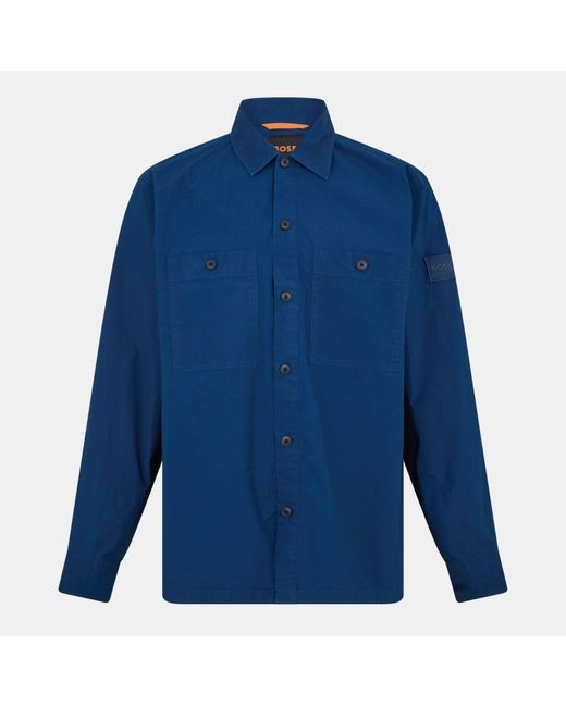 Boss Blue Locky2 Os Overshirt for men