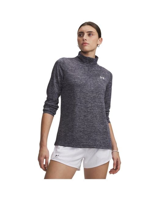 Under Armour Blue Tech Half Zip Top