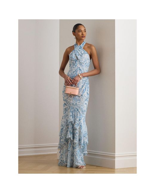 Ralph Lauren Blue Ball Gown
