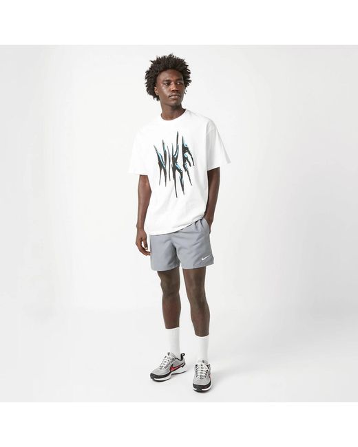 Nike Gray Core Swim Shorts for men