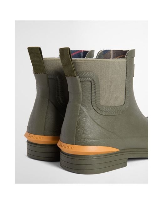 Barbour Green Abbeyfield Packable Ankle Wellingtons