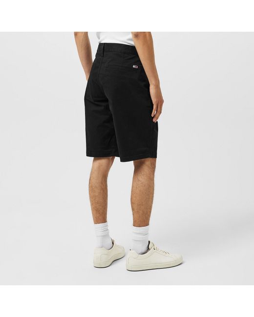 Tommy Hilfiger Black Chino Shorts for men