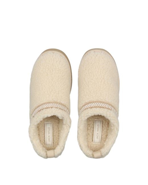 Jack Wills Natural Platform Slip-On Snug