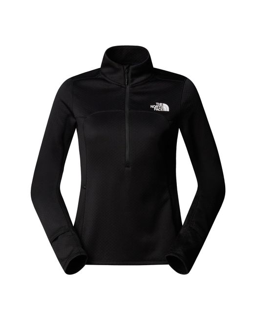 The North Face Black Winter Warm Pro 1/4 Zip Running Top for men