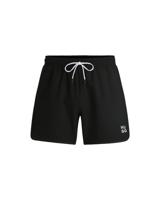 HUGO Black Swimming Trunks for men