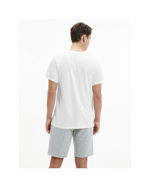 Calvin Klein White 3 Pack T Shirt for men