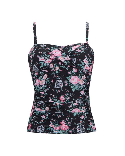 Regatta Blue Cath Kidston Upf 50+ Tankini Top