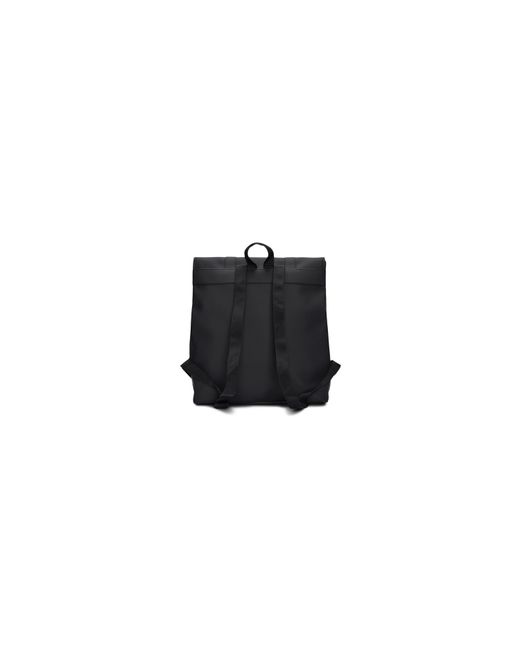 Rains Black Msn Mini Backpack