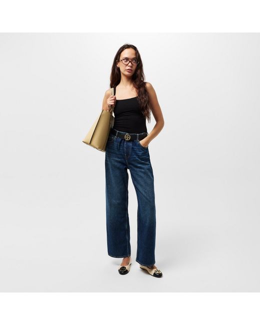 Tory Burch Natural Claire Ballet Pumps
