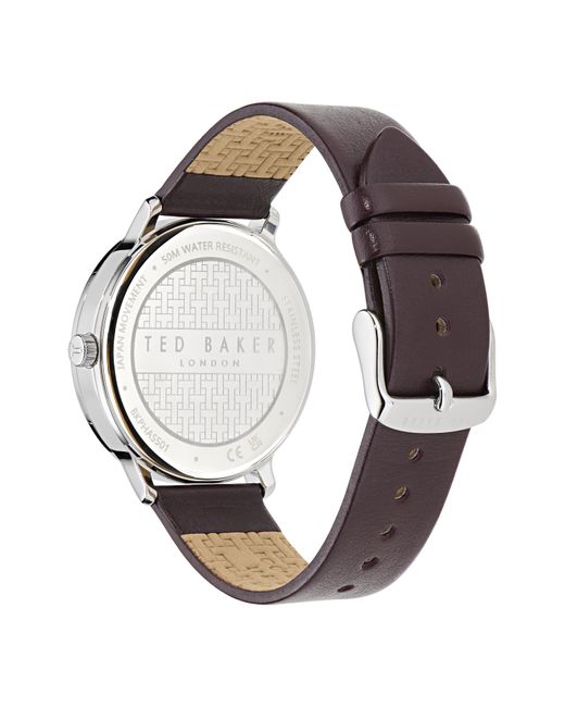 Ted Baker Metallic Haarvin Analogue Quartz Watch for men