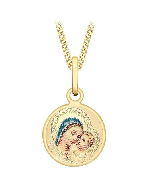 Be You Metallic 9ct Small Madonna & Child Necklace