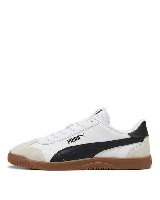 PUMA White Low-Top Trainers