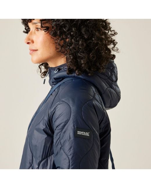 Regatta Blue Triea Water-Repellent Lightweight Quilted Jacket