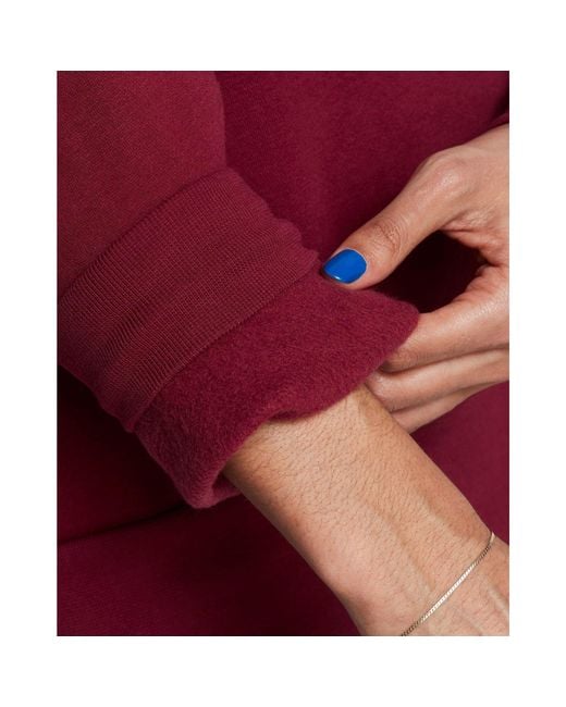 Under Armour Red Essential Fleece Crew Sweatshirt