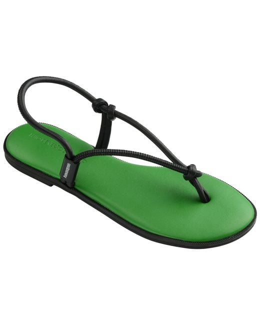 Havaianas Green Una Sandal Flip Flops